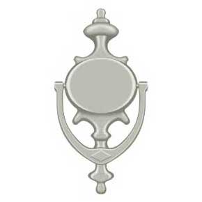 Deltana [DK854U15] Solid Brass Door Knocker - Imperial - Brushed Nickel Finish - 8 1/2" H