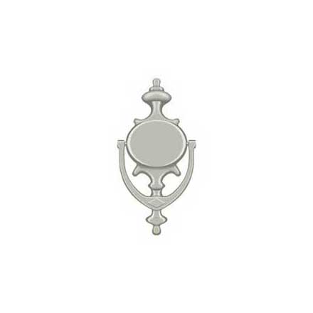 Deltana [DK854U15] Solid Brass Door Knocker - Imperial - Brushed Nickel Finish - 8 1/2&quot; H