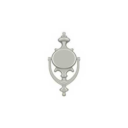 Deltana [DK854U15] Solid Brass Door Knocker - Imperial - Brushed Nickel Finish - 8 1/2&quot; H