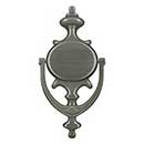 Deltana [DK854U15A] Solid Brass Door Knocker - Imperial - Antique Nickel Finish - 8 1/2&quot; H