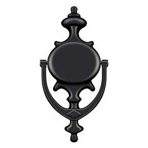 Deltana [DK854U19] Solid Brass Door Knocker - Imperial - Paint Black Finish - 8 1/2" H