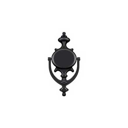 Deltana [DK854U19] Solid Brass Door Knocker - Imperial - Paint Black Finish - 8 1/2&quot; H