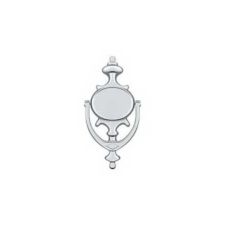 Deltana [DK854U26] Solid Brass Door Knocker - Imperial - Polished Chrome Finish - 8 1/2&quot; H