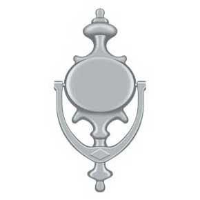 Deltana [DK854U26D] Solid Brass Door Knocker - Imperial - Brushed Chrome Finish - 8 1/2" H