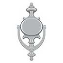 Deltana [DK854U26D] Solid Brass Door Knocker - Imperial - Brushed Chrome Finish - 8 1/2&quot; H