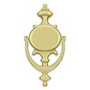 Deltana [DK854U3] Solid Brass Door Knocker - Imperial - Polished Brass Finish - 8 1/2" H