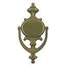 Deltana [DK854U5] Solid Brass Door Knocker - Imperial - Antique Brass Finish - 8 1/2" H