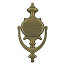 Deltana [DK854U5] Solid Brass Door Knocker - Imperial - Antique Brass Finish - 8 1/2" H