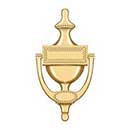 Deltana [DKR75CR003] Solid Brass Door Knocker - Victorian Rope - Polished Brass (PVD) Finish - 7 5/8" H