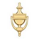 Deltana [DKR75CR003] Solid Brass Door Knocker - Victorian Rope - Polished Brass (PVD) Finish - 7 5/8&quot; H