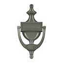 Deltana [DKR75U15A] Solid Brass Door Knocker - Victorian Rope - Antique Nickel Finish - 7 5/8" H