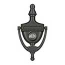 Deltana [DKV6RU10B] Solid Brass Door Knocker - Victorian Rope w/ Viewer - Oil Rubbed Bronze Finish - 6&quot; H