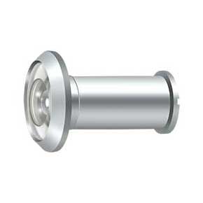 Deltana [55211U26D-UL] Solid Brass Door Viewer - UL Listed - Brushed Chrome Finish