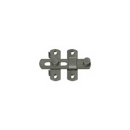 Deltana [DL35U15A] Solid Brass Door Latch - Antique Nickel Finish - 3 1/2&quot; L