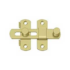 Deltana [DL35U3] Solid Brass Door Latch - Polished Brass Finish - 3 1/2&quot; L