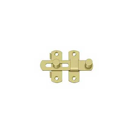 Deltana [DL35U3] Solid Brass Door Latch - Polished Brass Finish - 3 1/2&quot; L