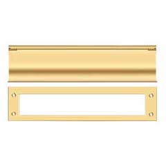 Deltana [MS0030CR003] Solid Brass Door Mail Slot - Heavy Duty - Polished Brass (PVD) Finish - 13&quot; L