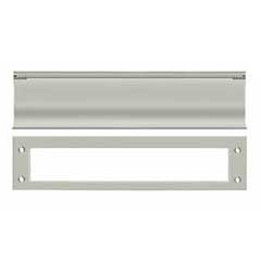 Deltana [MS0030U15] Solid Brass Door Mail Slot - Heavy Duty - Brushed Nickel Finish - 13&quot; L