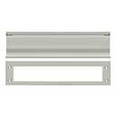 Deltana [MS0030U15] Solid Brass Door Mail Slot - Heavy Duty - Brushed Nickel Finish - 13" L