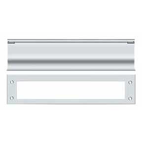 Deltana [MS0030U26] Solid Brass Door Mail Slot - Heavy Duty - Polished Chrome Finish - 13" L