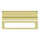 Deltana [MS0030U3] Solid Brass Door Mail Slot - Heavy Duty - Polished Brass Finish - 13" L