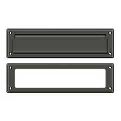 Deltana [MS211U10B] Solid Brass Door Mail Slot - Interior Frame - Oil Rubbed Bronze Finish - 13 1/8&quot; L