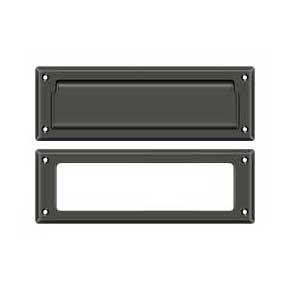 Deltana [MS626U10B] Solid Brass Door Mail Slot - Interior Frame - Oil Rubbed Bronze Finish - 8 7/8" L