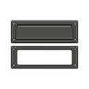 Deltana [MS626U10B] Solid Brass Door Mail Slot - Interior Frame - Oil Rubbed Bronze Finish - 8 7/8" L