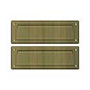 Deltana [MS627U5] Solid Brass Door Mail Slot - Interior Flap - Antique Brass Finish - 8 7/8&quot; L