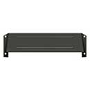 Deltana [MSH158U10B] Solid Brass Door Mail Slot Hood - Interior - Oil Rubbed Bronze Finish - 12 3/4&quot; L