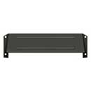 Deltana [MSH158U10B] Solid Brass Door Mail Slot Hood - Interior - Oil Rubbed Bronze Finish - 12 3/4&quot; L