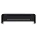 Deltana [MSH158U19] Solid Brass Door Mail Slot Hood - Interior - Paint Black Finish - 12 3/4&quot; L