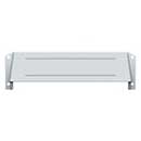 Deltana [MSH158U26] Solid Brass Door Mail Slot Hood - Interior - Polished Chrome Finish - 12 3/4&quot; L
