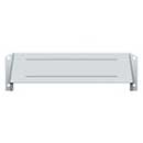 Deltana [MSH158U26] Solid Brass Door Mail Slot Hood - Interior - Polished Chrome Finish - 12 3/4&quot; L