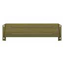 Deltana [MSH158U5] Solid Brass Door Mail Slot Hood - Interior - Antique Brass Finish - 12 3/4&quot; L