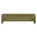 Deltana [MSH158U5] Solid Brass Door Mail Slot Hood - Interior - Antique Brass Finish - 12 3/4&quot; L