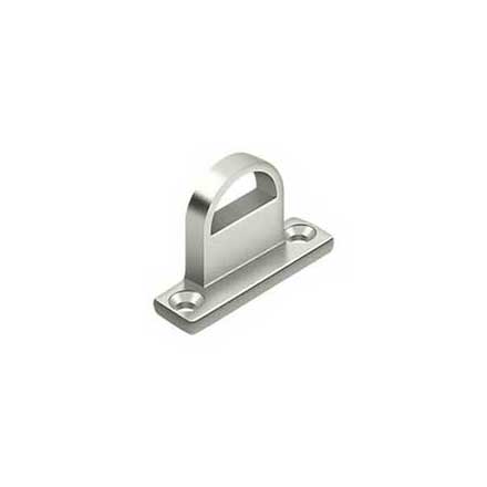 Deltana [FPGHDBU14] Solid Brass Door Offset Slide Bolt Strike - Heavy Duty - Polished Nickel Finish