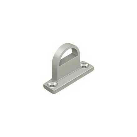 Deltana [FPGHDBU15] Solid Brass Door Offset Slide Bolt Strike - Heavy Duty - Brushed Nickel Finish