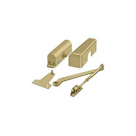 Deltana [DC10-GOLD] Aluminum &amp; Steel Arm Door Closer - Size #1 - #4 / 180 lbs. - Gold Finish