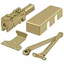 Deltana [DC40-GOLD] Cast Iron &amp; Steel Arm Door Closer - Size #1 - #6 / 330 lbs. - Gold Finish