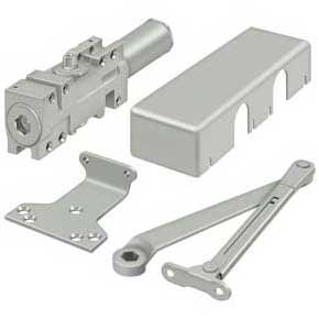 Deltana [DC40-AL] Cast Iron & Steel Arm Door Closer - Size #1 - #6 / 330 lbs. - Aluminum Finish