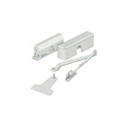 Deltana [DC70-WHITE] Aluminum &amp; Steel Arm Door Closer - Size #3 / 140 lbs. - White Finish