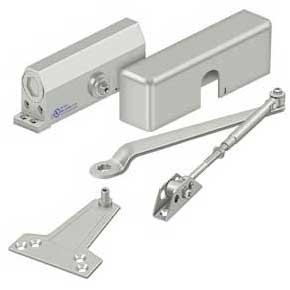 Deltana [DC70-ALUM] Aluminum & Steel Arm Door Closer - Size #3 / 140 lbs. - Aluminum Finish