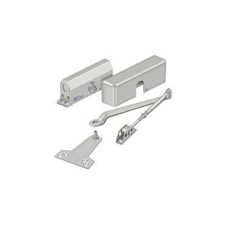 Deltana [DC70-AL] Aluminum &amp; Steel Arm Door Closer - Size #3 / 140 lbs. - Aluminum Finish