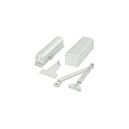 Deltana [DC90-WHITE] Aluminum &amp; Steel Arm Door Closer - Size #1 - #6 / 330 lbs. - White Finish