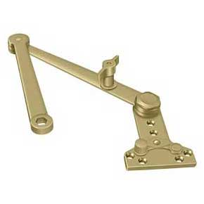 Deltana [DCHA4041-GOLD] Steel Door Closer Hold Open Arm - DC40 - Gold Finish