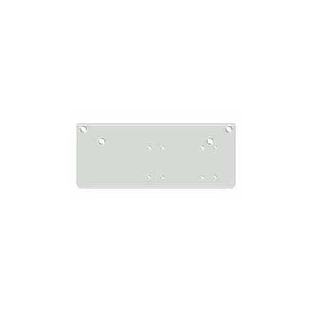 Deltana [DP4041P-WHITE] Steel Door Closer Drop Plate - Parallel Arm - DC40 - White Finish - 13&quot; L