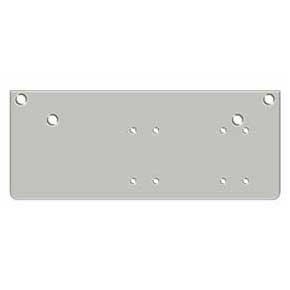 Deltana [DP4041P-AL] Steel Door Closer Drop Plate - Parallel Arm - DC40 - Aluminum Finish - 13" L