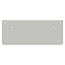 Deltana [DP4041P-AL] Steel Door Closer Drop Plate - Parallel Arm - DC40 - Aluminum Finish - 13" L