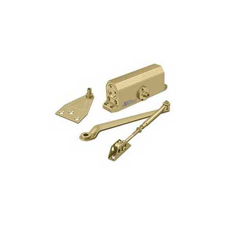 Deltana [DC50-GOLD] Aluminum &amp; Steel Arm Door Closer - Size #2 / 75 lbs. - Gold Finish